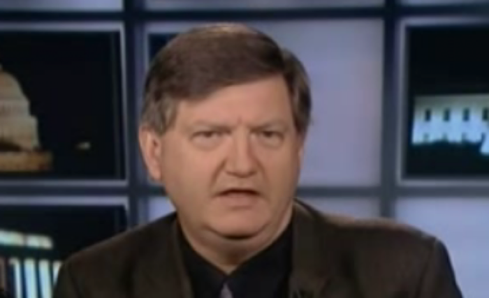 James Risen appears on "Countdown with Keith Olberman" on MSNBC in 2009.