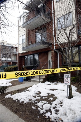 The house in the Brooklyn borough of New York where Maksim Gelman lived and where police say he killed his stepfather on Friday morning, Saturday, Feb.  12,  2011.  The 23-year-old Brooklyn man was in custody Saturday after a 28-hour stabbing rampage that took the lives of his stepfather, his ex-girlfriend and her mother, and led to a nightlong manhunt across New York City, police said. Authorities said Gelman also hijacked a car, stabbing and wounding the driver and fatally hitting a pedestrian. (AP Photo/David Karp) (AP)