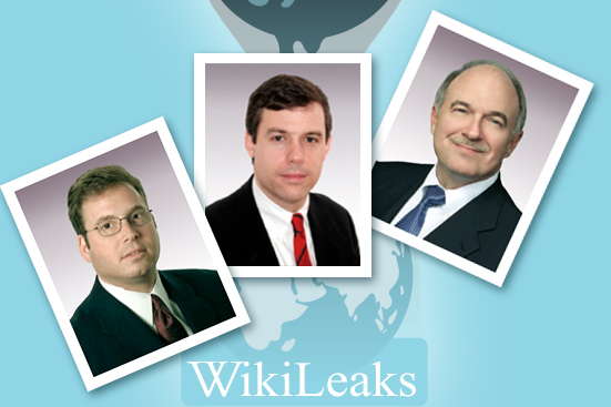 L-R: Robert T. Quackenboss, John W. Woods, Richard L. Wyatt Jr.