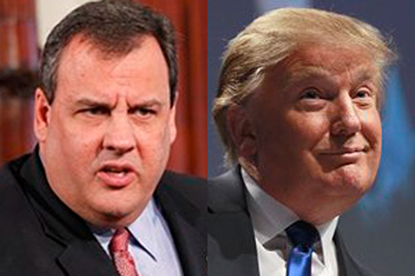 Gov. Chris Christie and Donald Trump