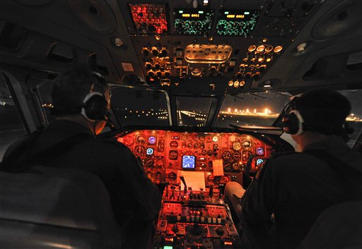 In this photograph made available by the Ministry of Defence, the Royal Air Force VC10 and Tristar air-to-air refuelling aircraft, from RAF Brize Norton, Oxfordshire, England, which supported overnight operations against targets in Libya, Saturday, March 19, 2011. They accompanied RAF Tornado GR4 fast jets from RAF Marham that struck Libyans air defences, in the longest strike mission since the Black Buck operations during the Falklands conflict. British Prime Minister Cameron said that launching a military action against Libya is "necessary, legal and right." Speaking after chairing an emergency meeting with senior government officials in his office in Downing Street, the leader said his thoughts are with British service personnel who are risking their lives to save others. (AP Photo/SAC Neil Chapman, MOD) EDITORIAL USE ONLY (AP)