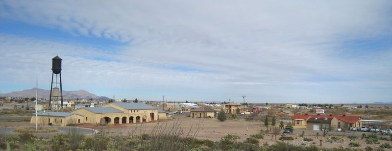 Village of Columbus, New Mexico as seen from Pancho Villa State Park