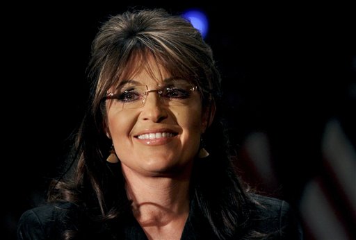 Former Alaska Gov. Sarah Palin smiles as she is introduced during a public appearance at a Long Island Association (LIA) meeting and luncheon in Woodbury, N.Y. Thursday, Feb. 17, 2011. (AP Photo/Craig Ruttle) (AP)