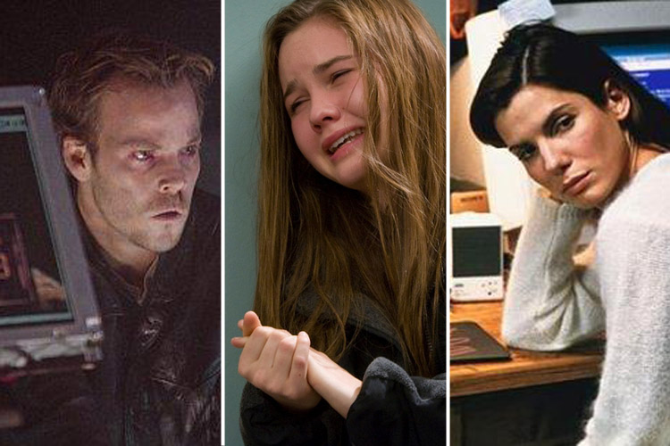 Stills from "FeardotCom," "Trust," "The Net"