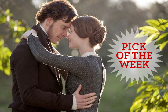Michael Fassbender and Mia Wasikowska in "Jane Eyre"