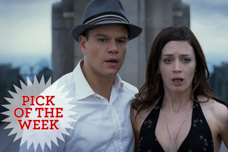 Matt Damon and Emily Blunt in "The Adjustment Bureau"