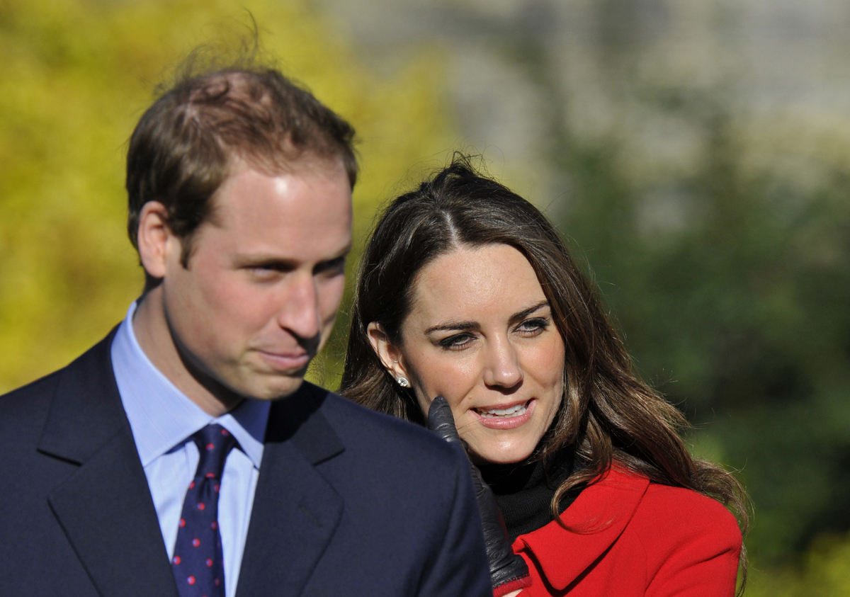 Britain's Prince William and his fiancee Kate Middleton visit St. Andrews University in Fife, Scotland February 25, 2011. The couple made their second official visit together since announcing their engagement in November to St. Andrews University to launch its 600th anniversary celebrations. 
    REUTERS/Toby Melville    (BRITAIN - Tags: EDUCATION ROYALS) (Â© Toby Melville / Reuters)