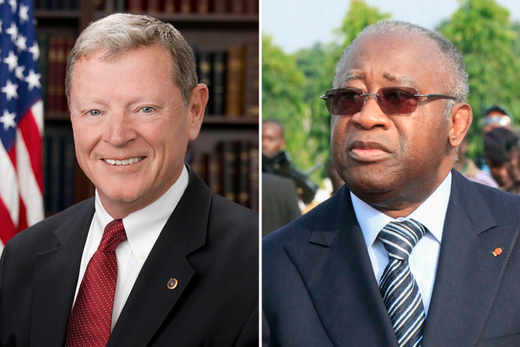 Jim Inhofe and Laurent Gbagbo