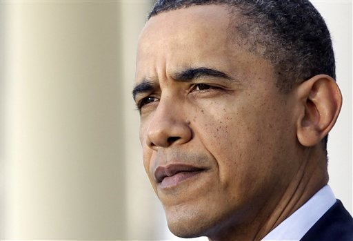 President Barack Obama makes a statement about Japan following last week's earthquake, tsunami, and subsequent nuclear concerns, Thursday, March 17, 2011, in the Rose Garden of the White House in Washington. (AP Photo) (AP)