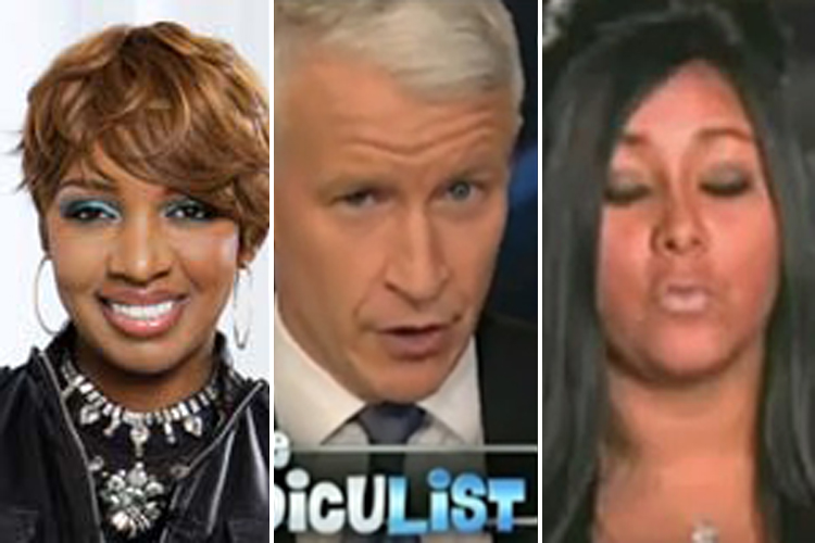 Anderson's cherry-picking of reality star issues.