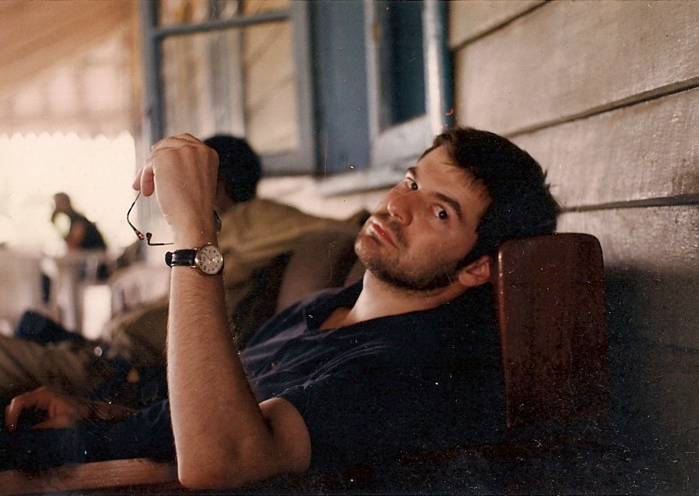 Chris Hondros in Sierra Leone, 2001