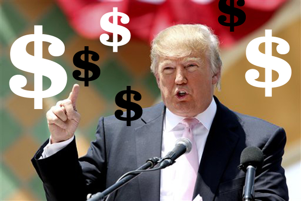 Donald Trump attends the South Florida Tea Party's third annual tax day rally Saturday, April 16, 2011 at Sanborn Square in Boca Raton, Fla.  Sounding increasingly like a candidate, Donald Trump repeatedly told a raucous tea party crowd Saturday he has the qualities needed in the White House and the conservative ideals necessary to seal the Republican nomination should he decide to run. (AP Photo/Palm Beach Post, Gary Coronado)  MAGS OUT; TV OUT; NO SALES (Gary Coronado)