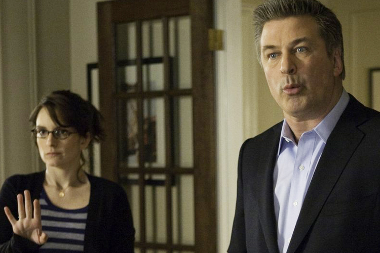 Tina Fey and Alec Baldwin in "30 Rock"