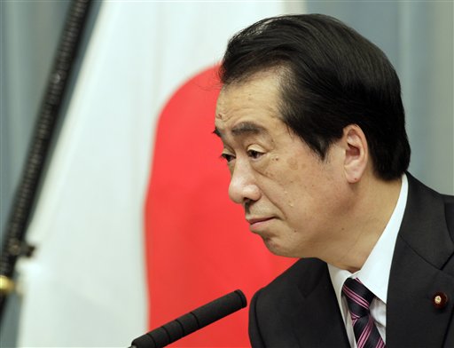 Japanese Prime Minister Nato Kan listens to a reporter's question during a press conference in Tokyo, Friday, April 22, 2011. Japan's government proposed a special $50 billion (4 trillion yen) budget to help finance reconstruction efforts and plans to build 100,000 temporary homes for survivors of last month's devastating earthquake and tsunami. (AP Photo/Koji Sasahara) (AP)
