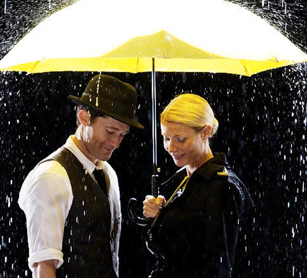 GLEE: Will (Matthew Morrison, L) and Holly (guest star Gwyneth Paltrow, R) perform "Singing in the Rain and "Umbrella" in "The Substitute" episode of GLEE airing Tuesday, Nov. 16 (8:00-9:00 PM ET/PT) on FOX. Â©2010 Fox Broadcasting Co. CR: Adam Rose/FOX   Original Filename: gleegwyneth.jpg (Rose/fox)