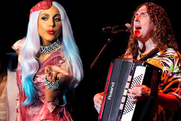 Only Gaga could make Weird Al look less ridiculous in comparison.