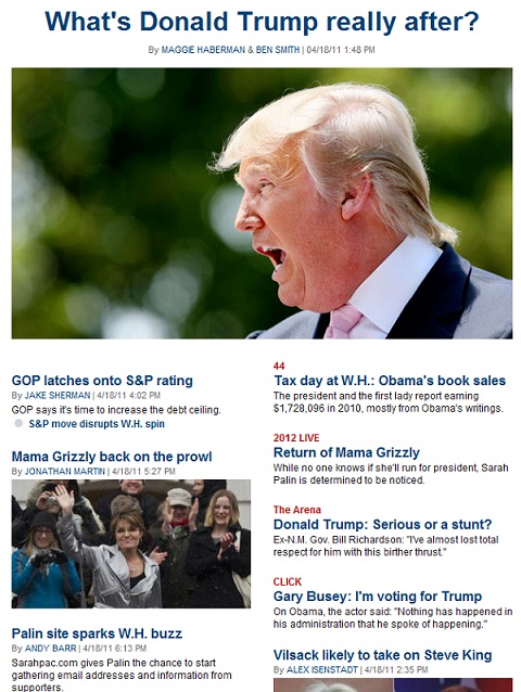 A sideshow of contemporary horrors masquerading as political news