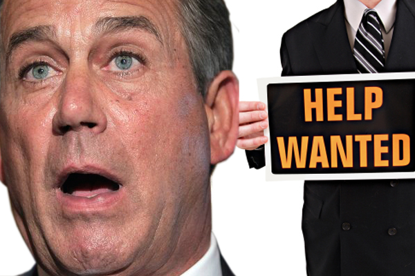 Speaker of the House John Boehner, R-Ohio, left