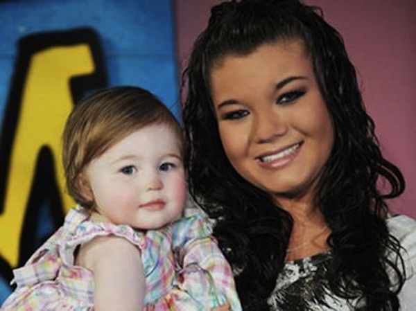 Amber Portwood and her daughter Leah Leann Shirley from "Teen Mom."