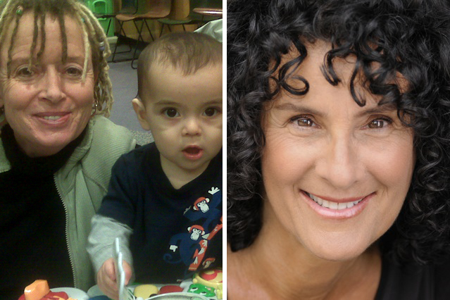 Anne Lamott and her grandson Jax, left (image courtesy of the author), and Meredith Maran (image