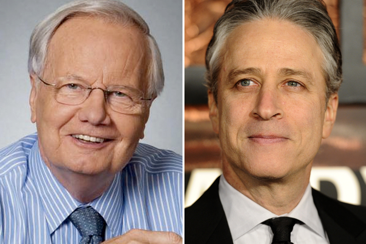 Bill Moyers and Jon Stewart
