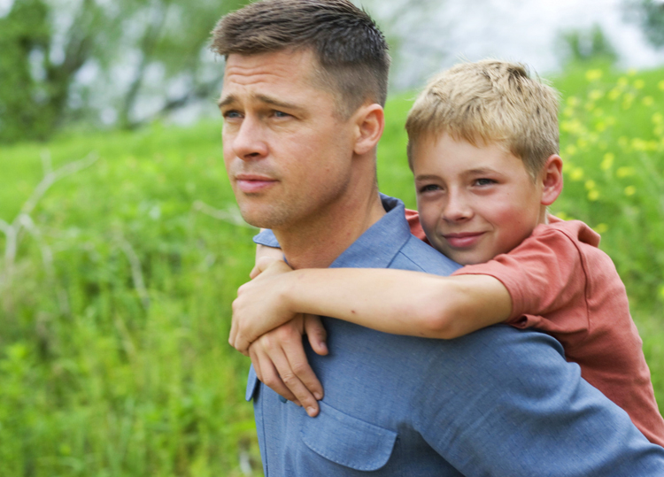 Brad Pitt in "The Tree of Life"