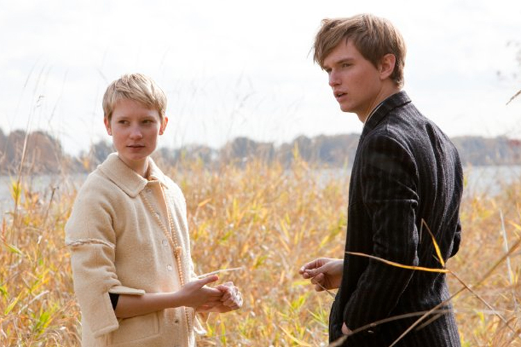 Mia Wasikowska and Henry Hopper in "Restless"
