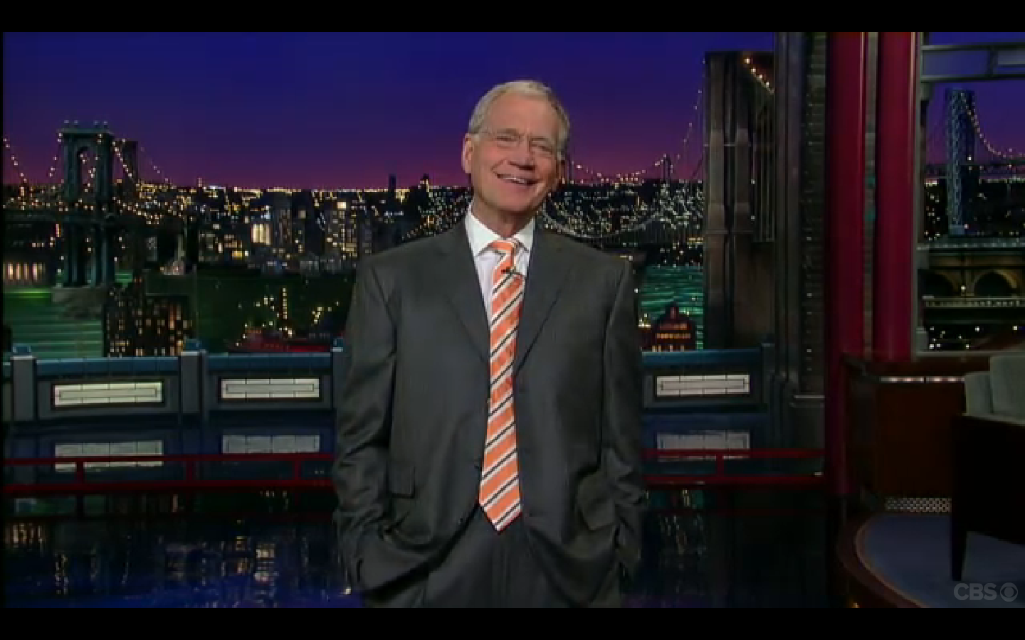 David Letterman on the "Late Show."
