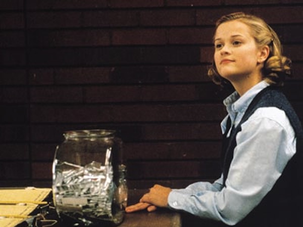 Reese Witherspoon as Tracy Flick in "Election."
