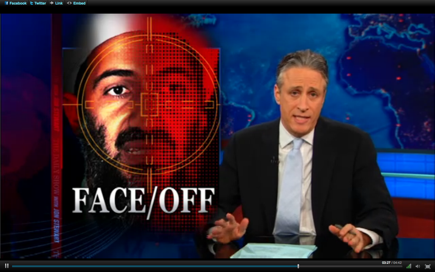 Jon Stewart on Wednesday night's "Daily Show"