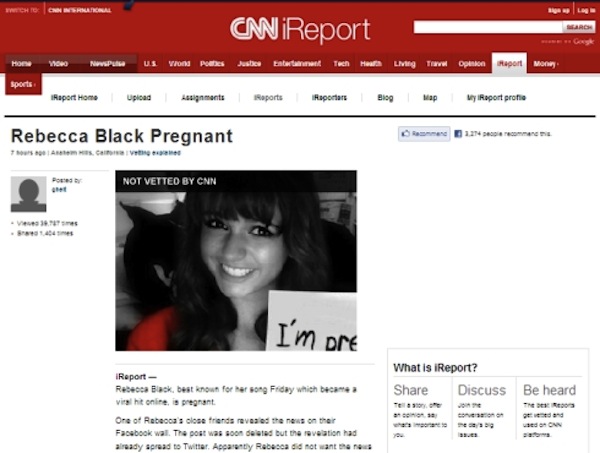 That's journalism, folks.