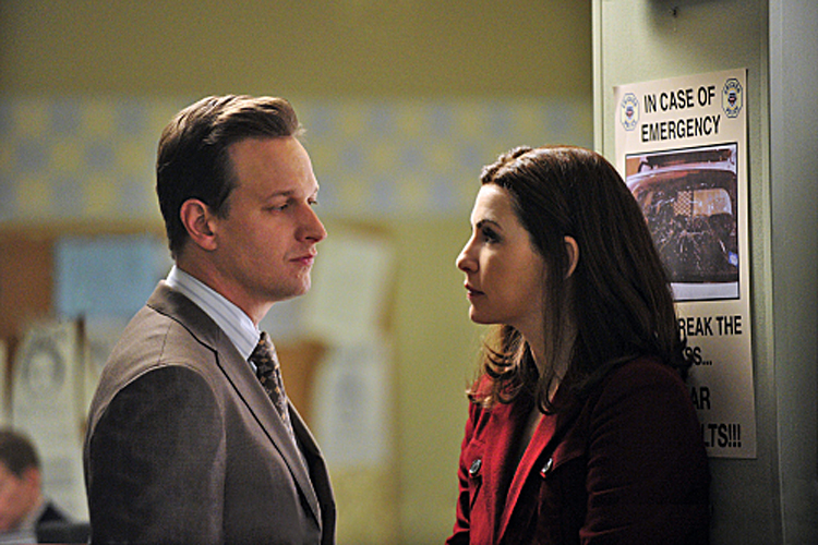 "Breaking Up"--Alicia (Julianna Margulies) and Will (Josh Charles) face a moral dilemma when they must try to turn a clientâs son against his girlfriend, who are both accused of murder on THE GOOD WIFE, Tuesday, Jan. 11 (10:00-11:00 PM, ET/PT) on the CBS Television Network. Photo: John Paul Filo/CBS  Â©2010 CBS Broadcasting Inc. All Rights Reserved. (John Paul Filo)