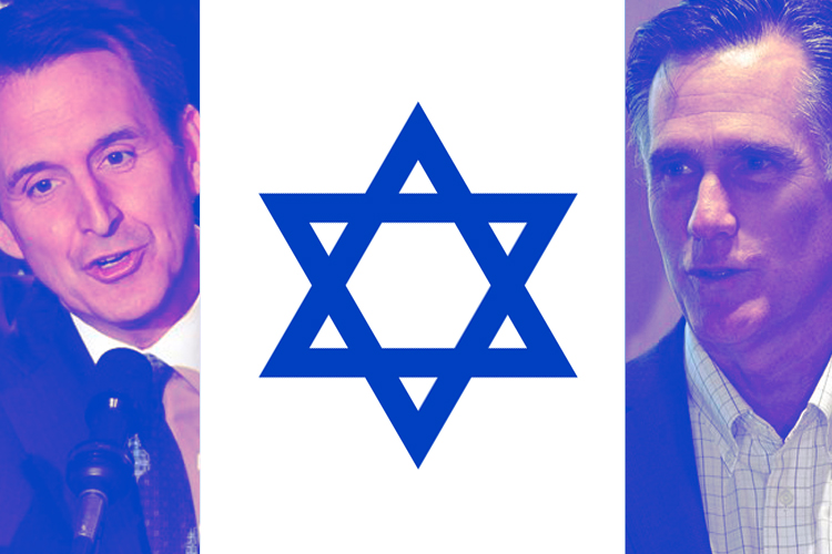 Tim Pawlenty and Mitt Romney
