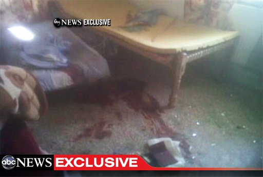 This frame grab from video obtained exclusively by ABC News, on Monday, May 2, 2011, shows a section of a room in the interior of the compound where it is believed al-Qaida leader Osama bin Laden lived in Abbottabad, Pakistan. Bin Laden, the face of global terrorism and mastermind of the Sept. 11, 2001, attacks, was tracked down and shot to death in Pakistan, Monday, May 2, 2011, by an elite team of U.S. forces, ending an unrelenting manhunt that spanned a frustrating decade. (AP Photo/ABC News) (AP)