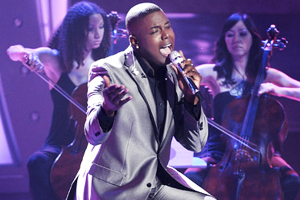 Jacob Lusk on "American Idol."
