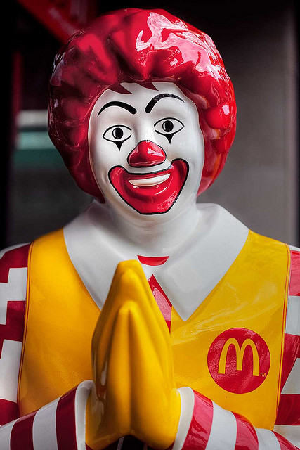 Who wouldn't accept food from this guy?