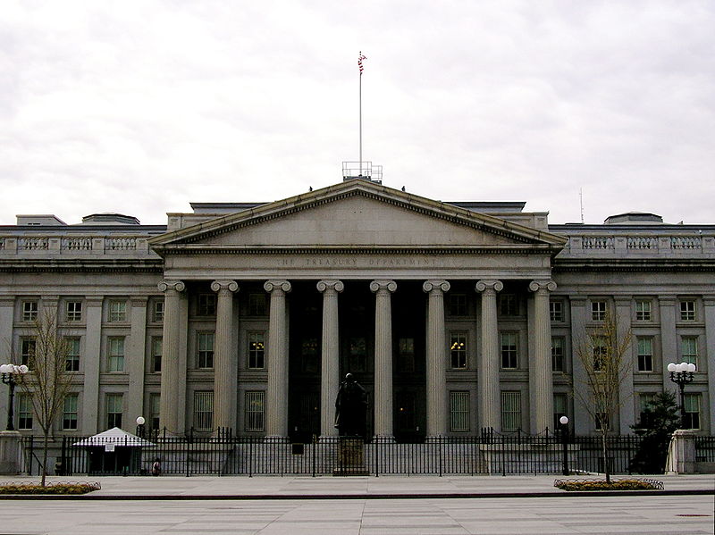 The U.S. Treasury in Washington, D.C.