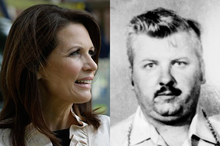 Michele Bachmann and John Wayne Gacy