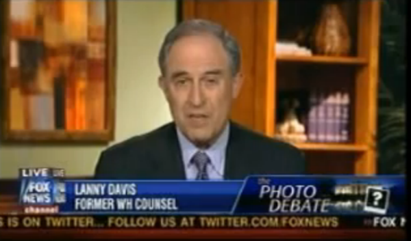 Lanny Davis appearing on Fox News' "Hannity"
