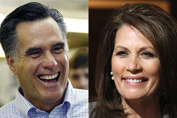 Republican presidential hopeful, former Mass. Gov. Mitt Romney laughs during a campaign stop at a hardware store in Derry, N.H., Tuesday June 14, 2011. Many of the GOP candidates took advantage of campaigning in the state after Monday evening's Republican presidential debate. (AP Photo/Charles Krupa) (Charles Krupa)