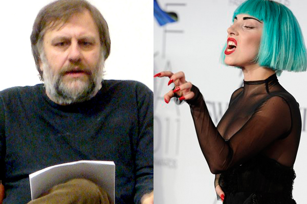 Lady Gaga and Slavok Zizek: an unbelievable pairing.