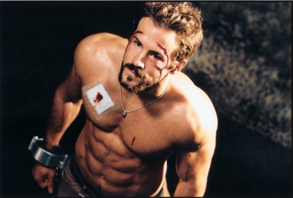 Ryan Reynold's big break (and big abs) in "Blade Trinity."