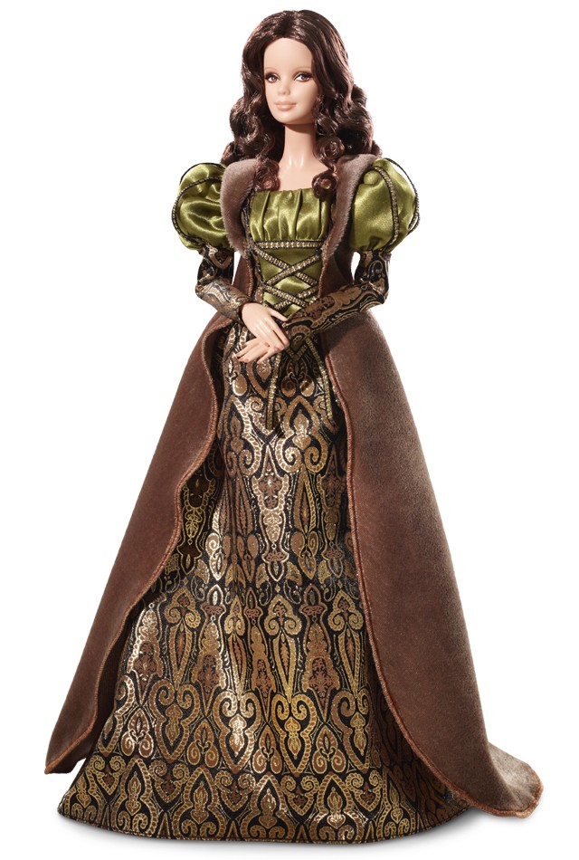 The Mona Lisa doll from Barbie's "Museum Collection."