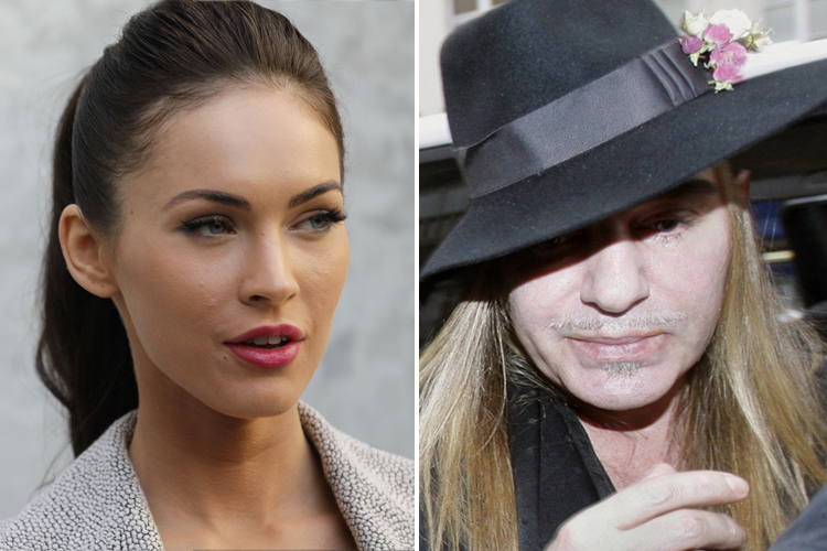 John Galliano and Megan Fox