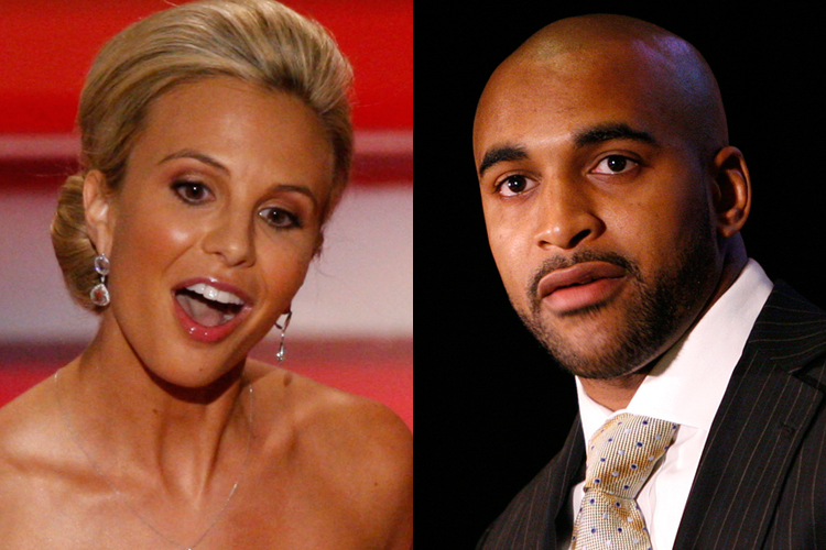 Elisabeth Hasselbeck and David Tyree