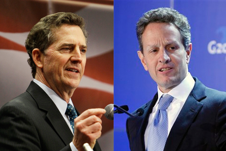 Jim DeMint and Tim Geithner