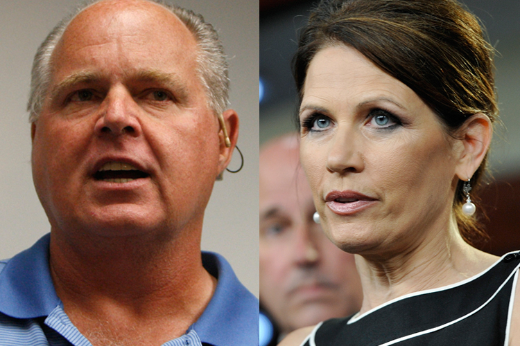 Rush Limbaugh and Rep. Michele Bachmann