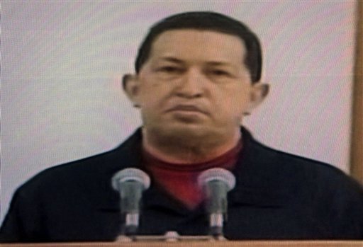 In this frame grab taken from Venezolana de Television, VTV, Venezuela's President Hugo Chavez delivers a televised speech aired from Cuba, Thursday, June 30, 2011. Chavez said he underwent a second surgery in Cuba that removed a cancerous tumor. It was unclear when and where the message was recorded. (AP Photo/Ariana Cubillos) (AP)