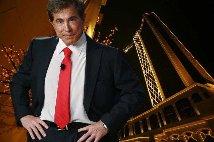 The newly opened Wynn Encore casino and hotel is lit up in Macau April 22, 2010. U.S. gambling tycoon Steve Wynn said he may move his company's headquarters to Macau as it embarks on a major expansion there, in a nod to the rise of the former Portuguese enclave as the world's new gambling capital.    REUTERS/Bobby Yip  (CHINA - Tags: CITYSCAPE BUSINESS) (Â© Bobby Yip / Reuters)