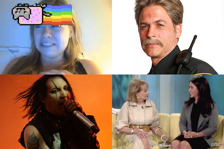 Making our tummies feel weird: Musical cats, Rob Lowe on Lifetime, Bristol Palin and Marilyn Manson
